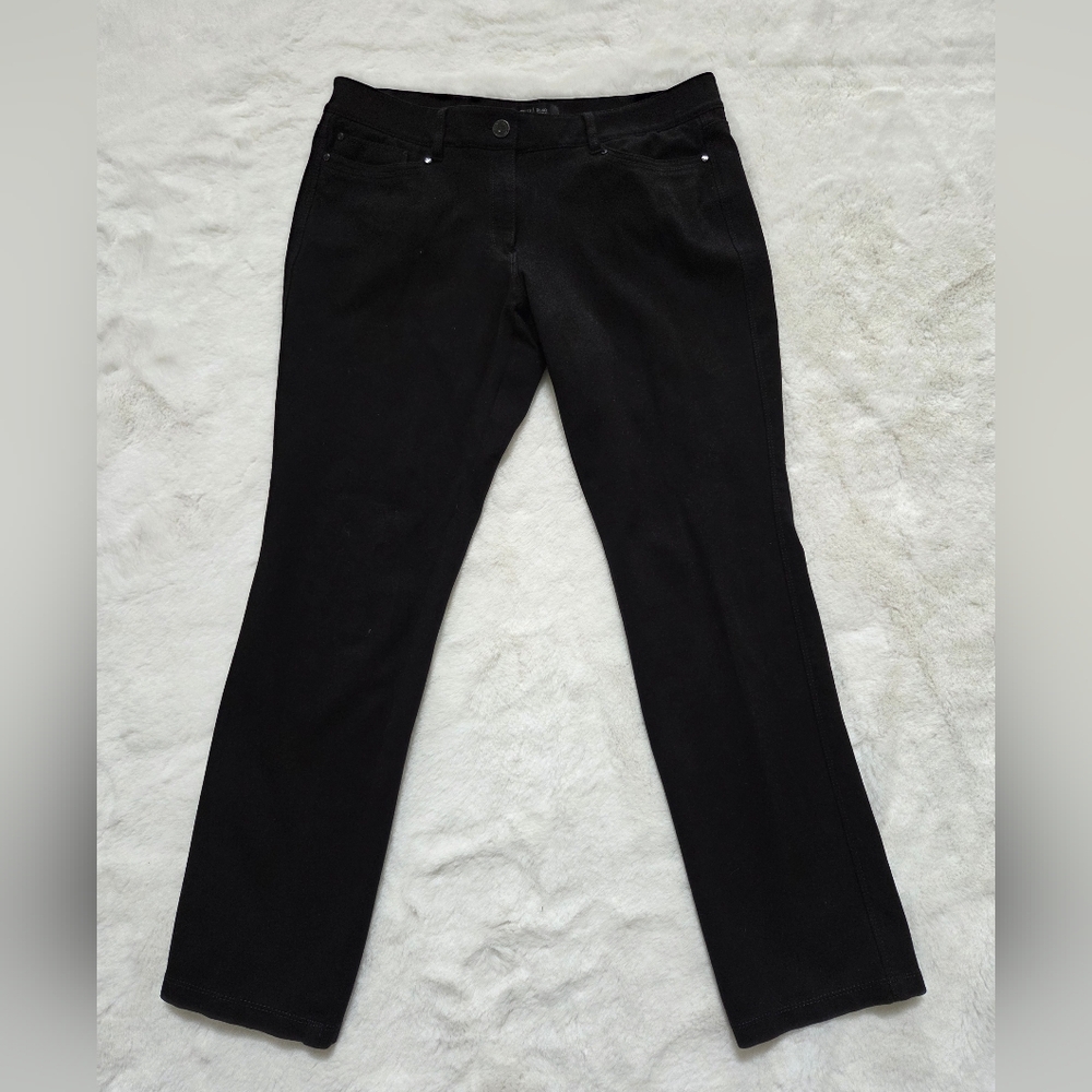 White House Black Market Women Slim Leg Black Pants - Picture 2 of 12